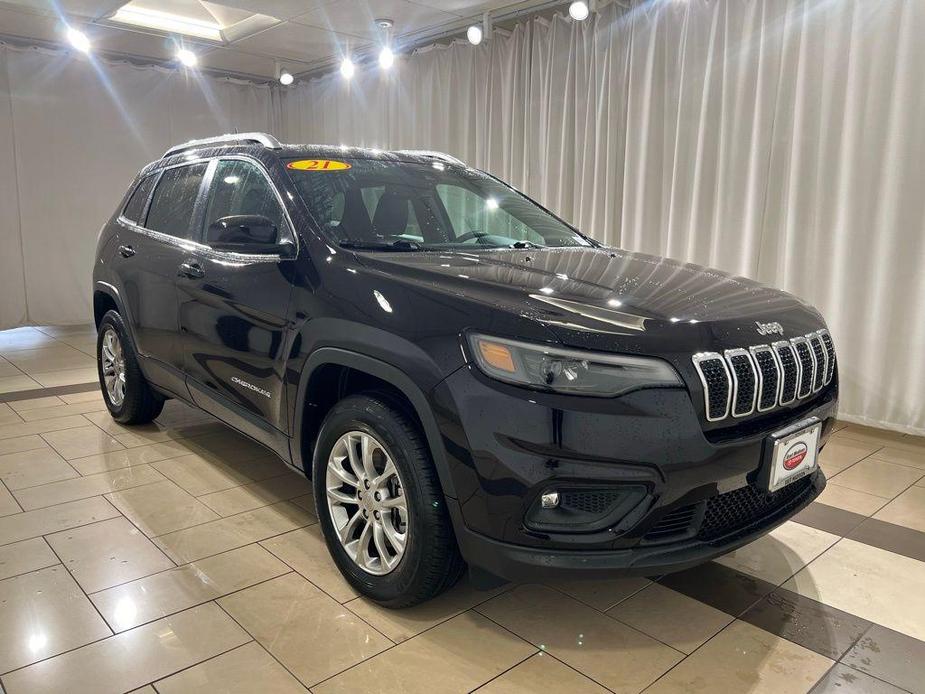 used 2021 Jeep Cherokee car, priced at $21,993