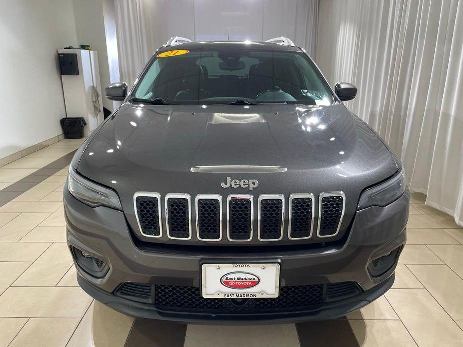 used 2021 Jeep Cherokee car, priced at $20,483