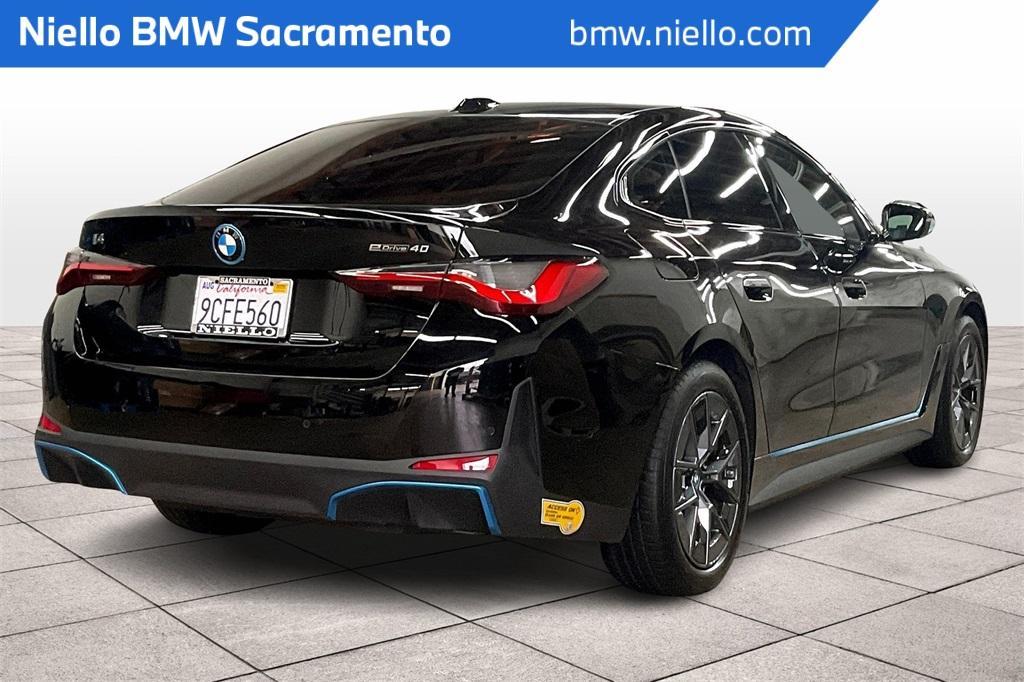 used 2022 BMW i4 Gran Coupe car, priced at $36,283