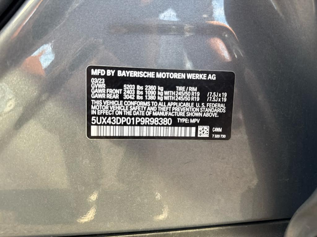 used 2023 BMW X3 car, priced at $34,260