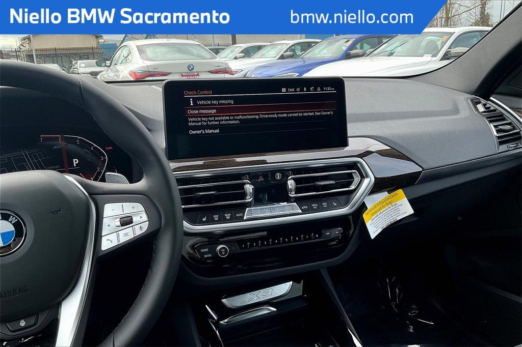 new 2024 BMW X3 car, priced at $46,996