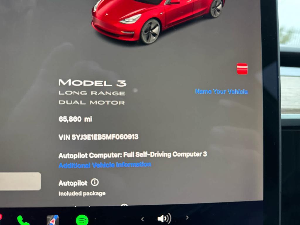used 2021 Tesla Model 3 car, priced at $23,993