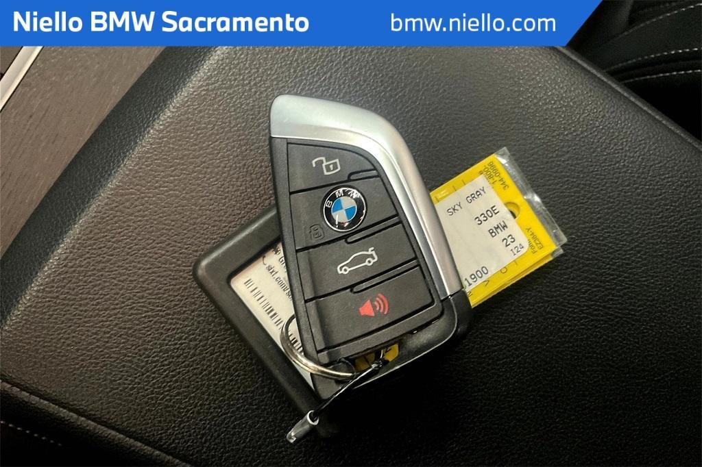 used 2023 BMW 330e car, priced at $30,693