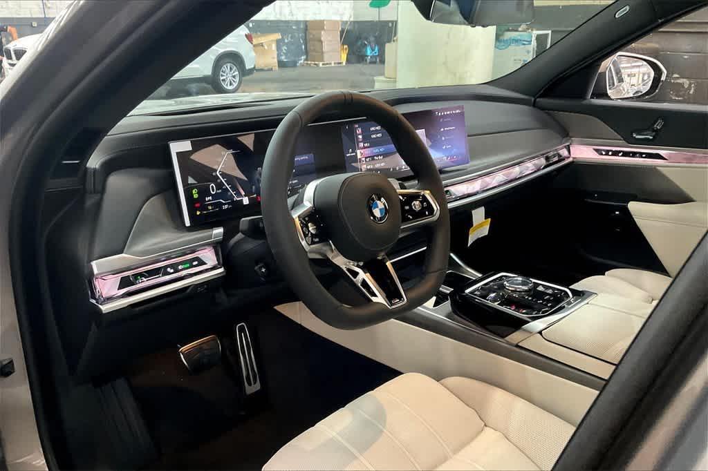 new 2025 BMW 740 car, priced at $105,850