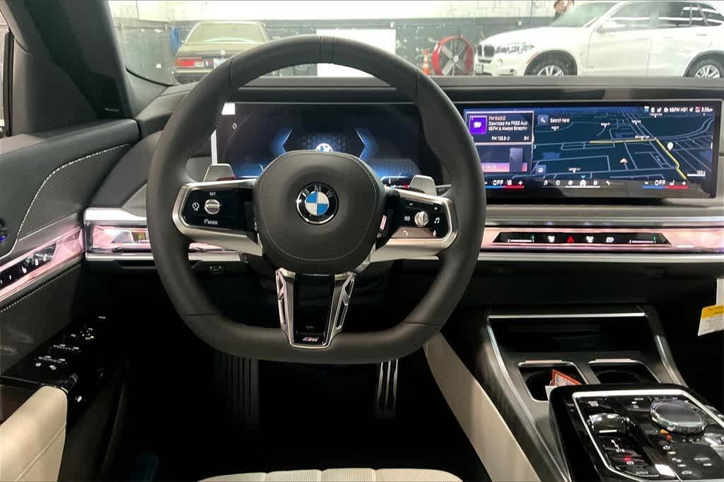 new 2025 BMW 740 car, priced at $105,850