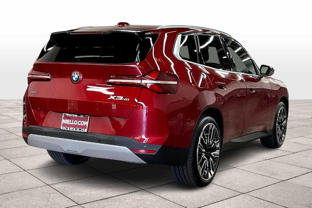 new 2025 BMW X3 car, priced at $55,345