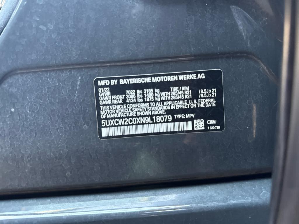 used 2022 BMW X7 car, priced at $57,353