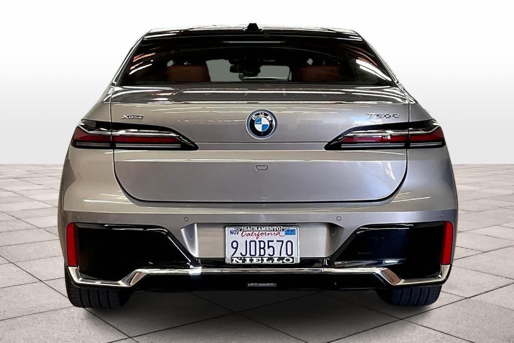 used 2024 BMW 750e car, priced at $81,991