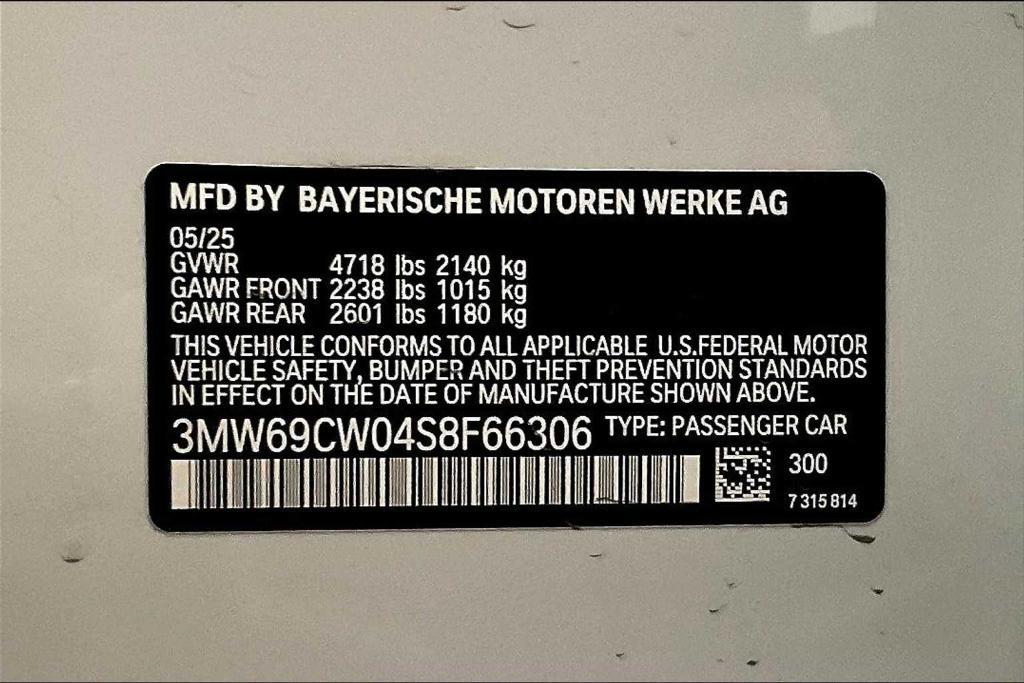 new 2025 BMW 330 car, priced at $50,095