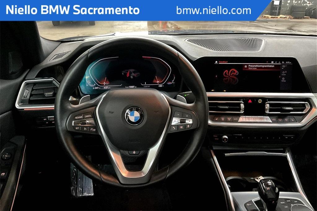 used 2021 BMW 330 car, priced at $28,698