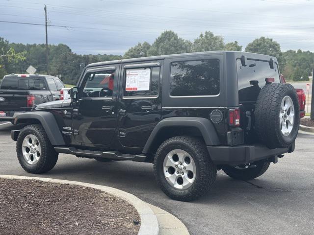 used 2016 Jeep Wrangler Unlimited car, priced at $16,991