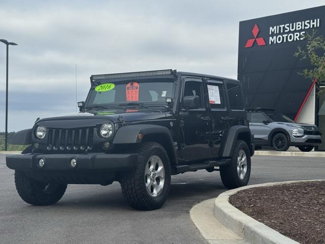 used 2016 Jeep Wrangler Unlimited car, priced at $16,991