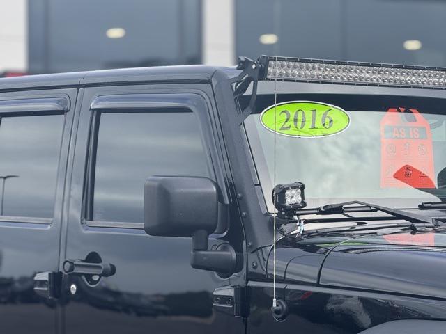 used 2016 Jeep Wrangler Unlimited car, priced at $16,991