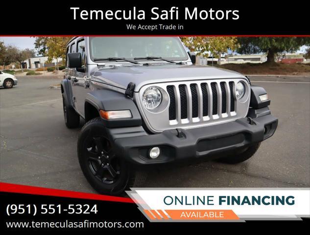 used 2020 Jeep Wrangler Unlimited car, priced at $25,499