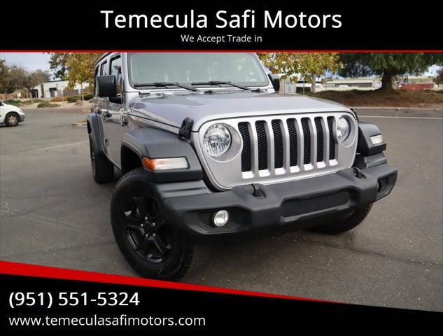 used 2020 Jeep Wrangler Unlimited car, priced at $25,499