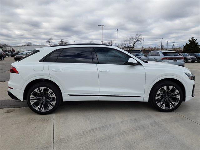 new 2025 Audi Q8 car, priced at $85,270