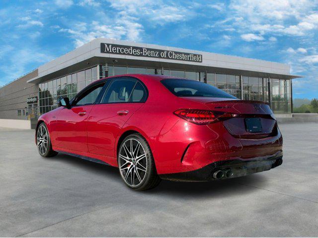 new 2025 Mercedes-Benz AMG C 43 car, priced at $73,985