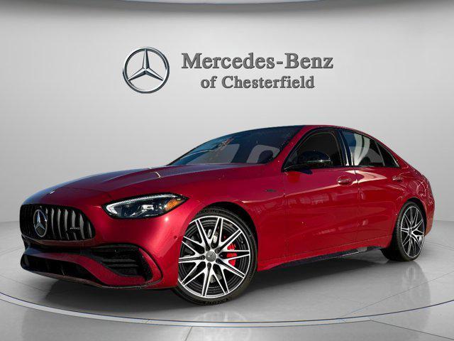 new 2025 Mercedes-Benz AMG C 43 car, priced at $73,985