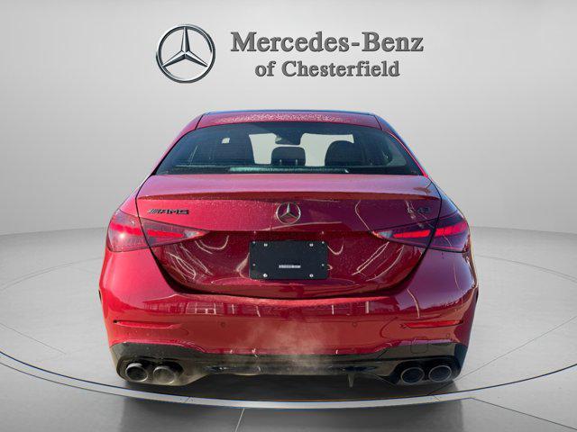 new 2025 Mercedes-Benz AMG C 43 car, priced at $73,985