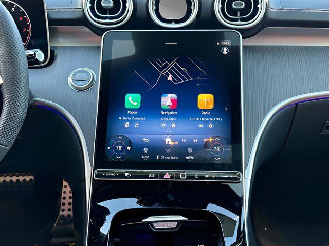 new 2025 Mercedes-Benz C-Class car, priced at $60,555