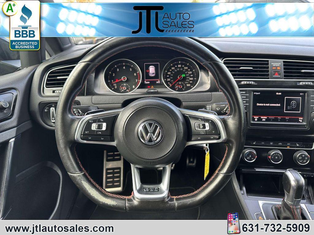 used 2017 Volkswagen Golf GTI car, priced at $15,650