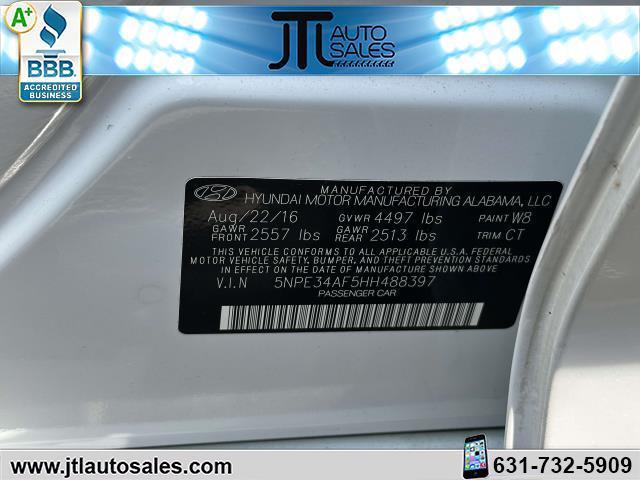 used 2017 Hyundai Sonata car