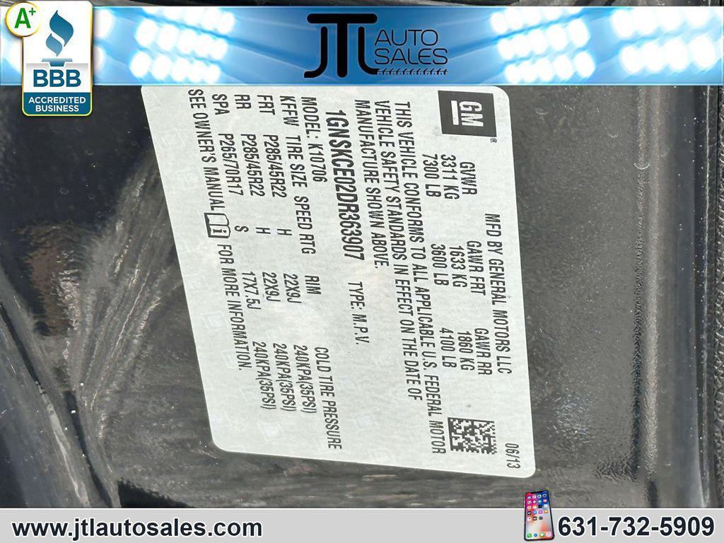 used 2013 Chevrolet Tahoe car, priced at $18,990