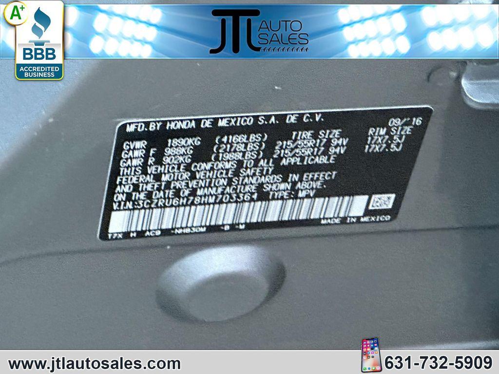 used 2017 Honda HR-V car, priced at $12,990