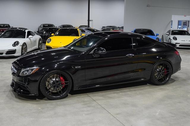 used 2018 Mercedes-Benz AMG C 63 car, priced at $59,900