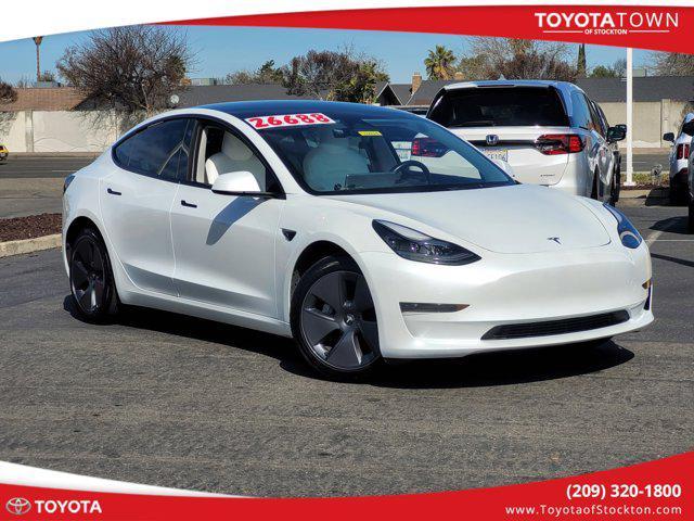 used 2022 Tesla Model 3 car, priced at $26,688