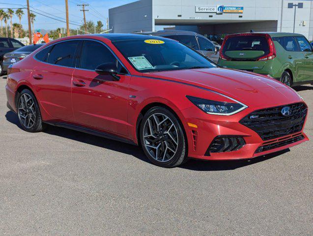 used 2021 Hyundai Sonata car, priced at $24,999