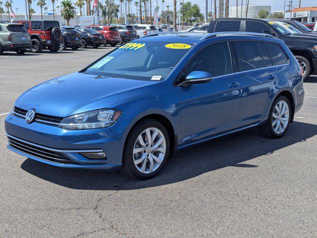 used 2018 Volkswagen Golf SportWagen car, priced at $19,999