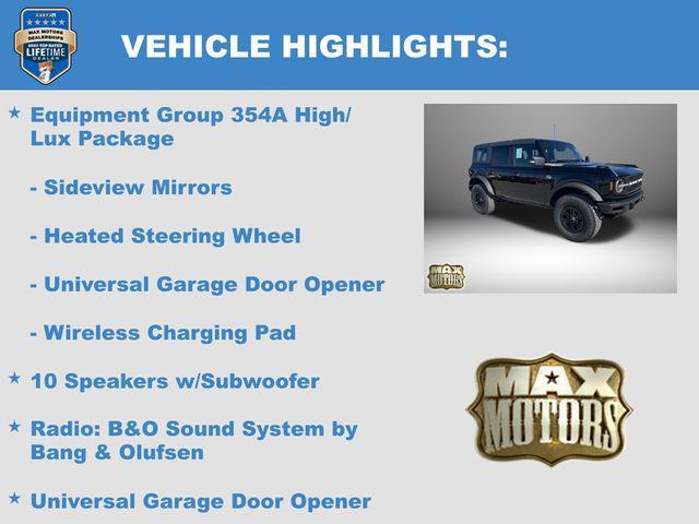 new 2024 Ford Bronco car, priced at $62,568