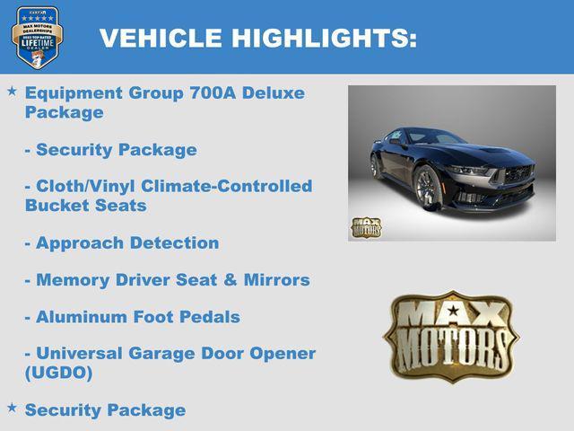 new 2024 Ford Mustang car, priced at $78,105