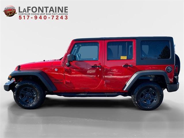 used 2016 Jeep Wrangler Unlimited car, priced at $17,062