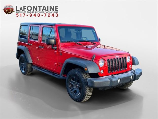 used 2016 Jeep Wrangler Unlimited car, priced at $17,062