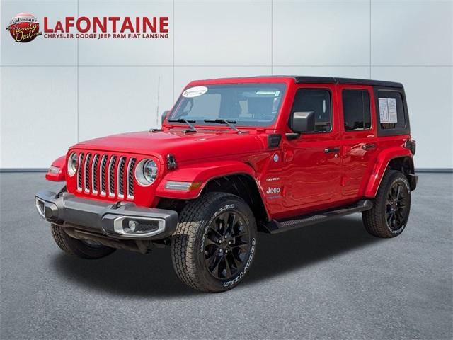 used 2021 Jeep Wrangler Unlimited 4xe car, priced at $31,554