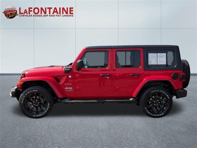 used 2021 Jeep Wrangler Unlimited 4xe car, priced at $31,554