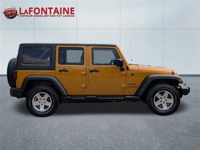 used 2014 Jeep Wrangler Unlimited car, priced at $18,411