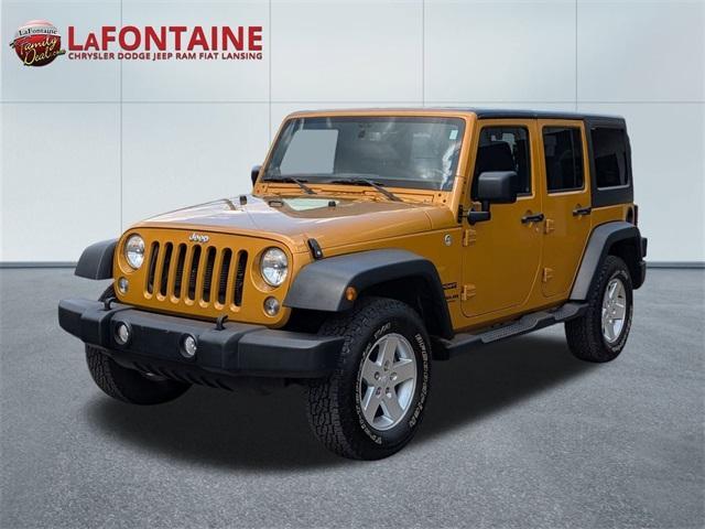 used 2014 Jeep Wrangler Unlimited car, priced at $18,411