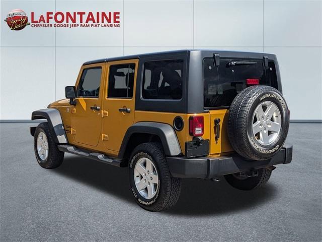 used 2014 Jeep Wrangler Unlimited car, priced at $18,411