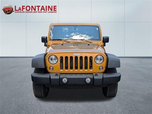 used 2014 Jeep Wrangler Unlimited car, priced at $18,411