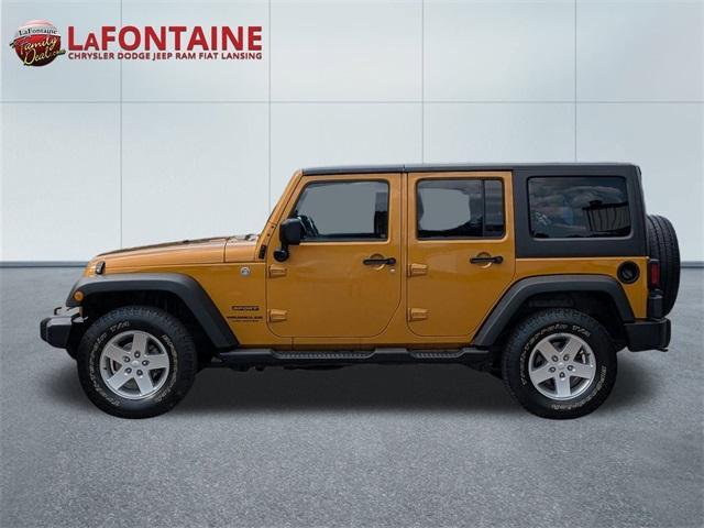 used 2014 Jeep Wrangler Unlimited car, priced at $18,411