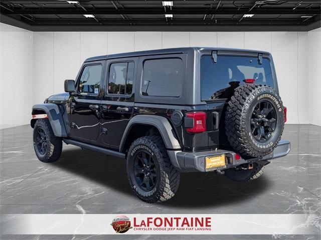 used 2020 Jeep Wrangler Unlimited car, priced at $27,956