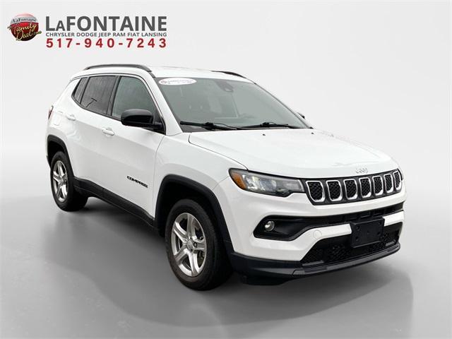 used 2023 Jeep Compass car, priced at $20,000