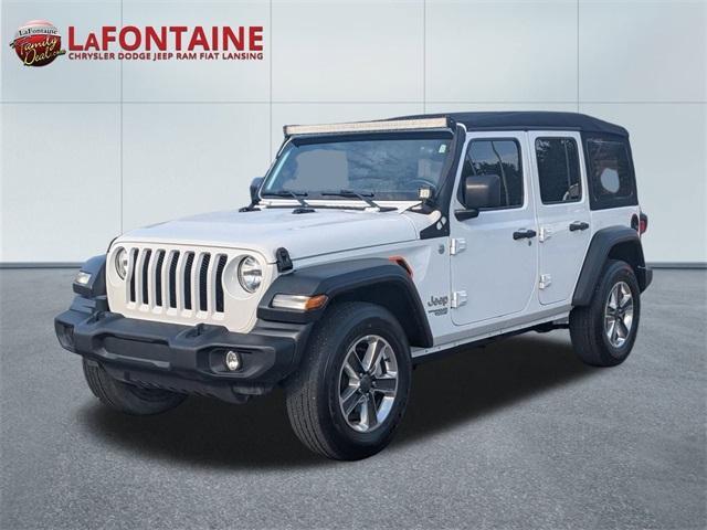 used 2021 Jeep Wrangler Unlimited car, priced at $26,699