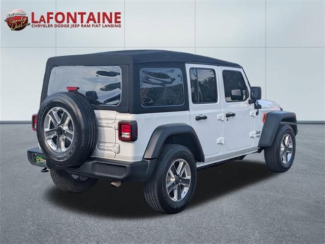 used 2021 Jeep Wrangler Unlimited car, priced at $23,449