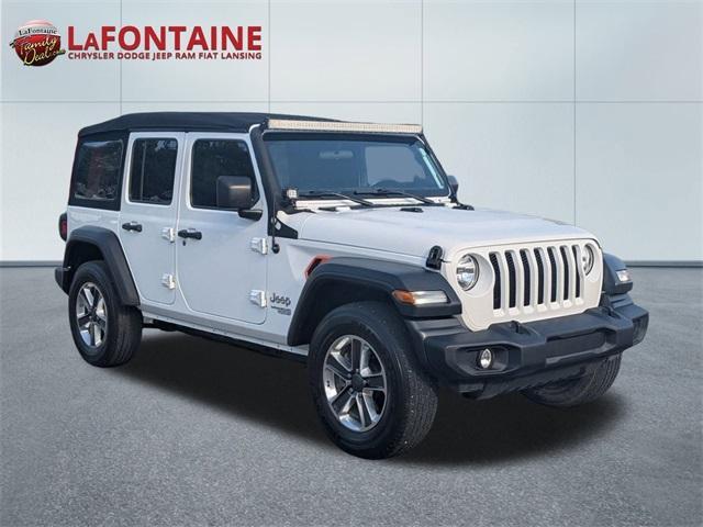 used 2021 Jeep Wrangler Unlimited car, priced at $23,449