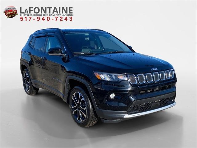 used 2022 Jeep Compass car, priced at $23,200