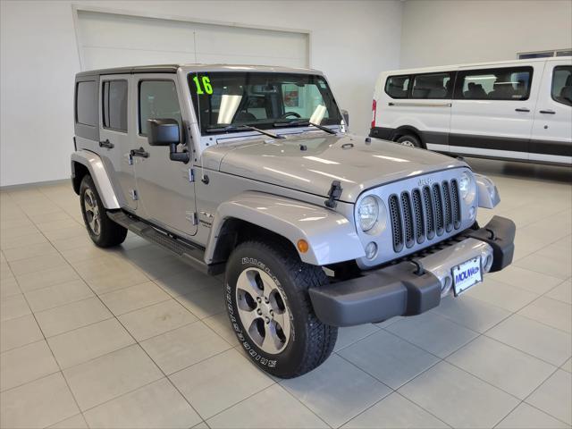 used 2016 Jeep Wrangler Unlimited car, priced at $17,450